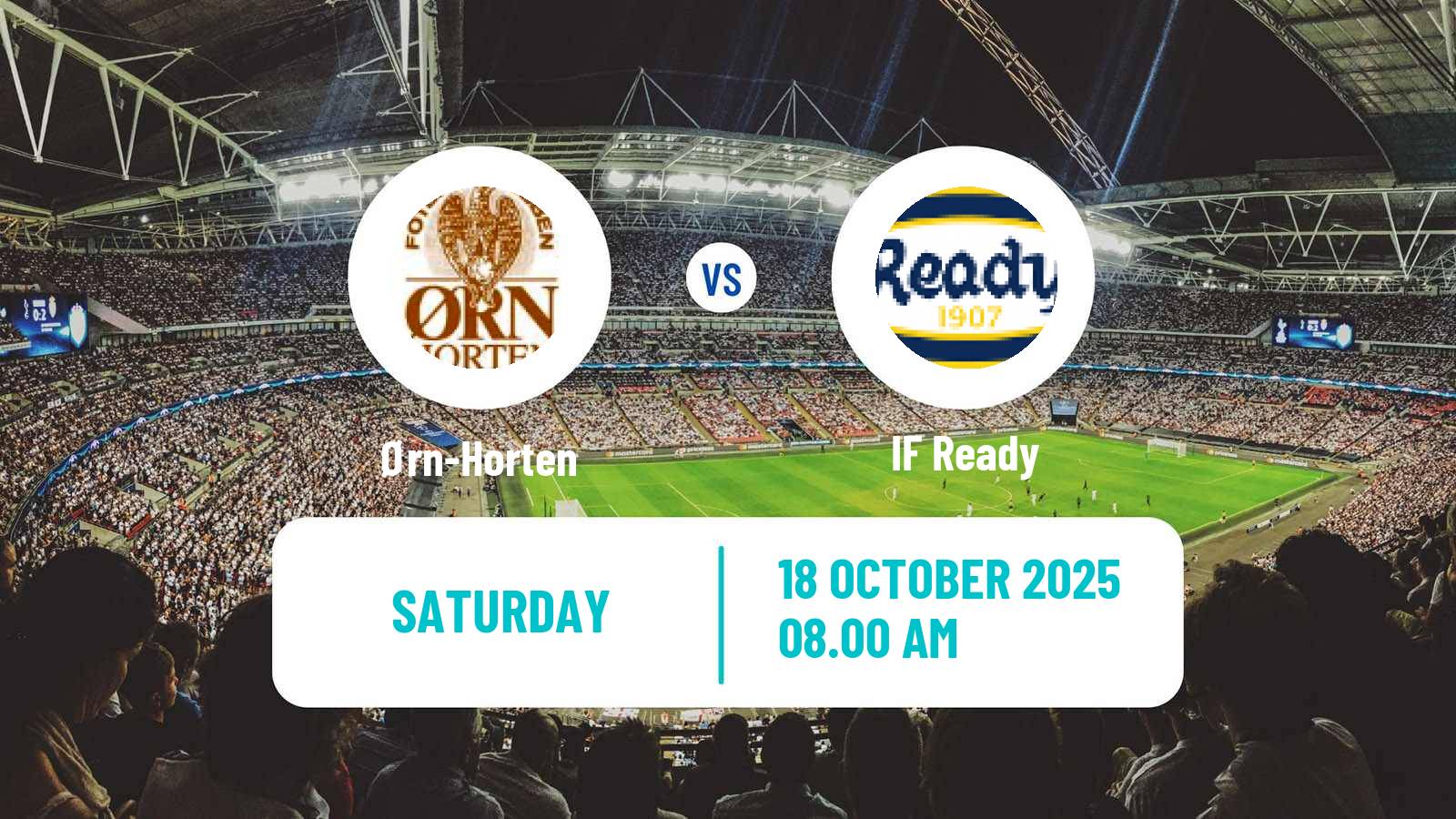 Football Norwegian Division 3 - Group 6 Ørn-Horten - Ready