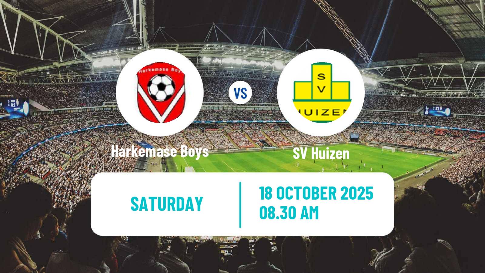 Football Dutch Derde Divisie Harkemase Boys - Huizen Football Dutch Derde Divisie Harkemase Boys - Huizen