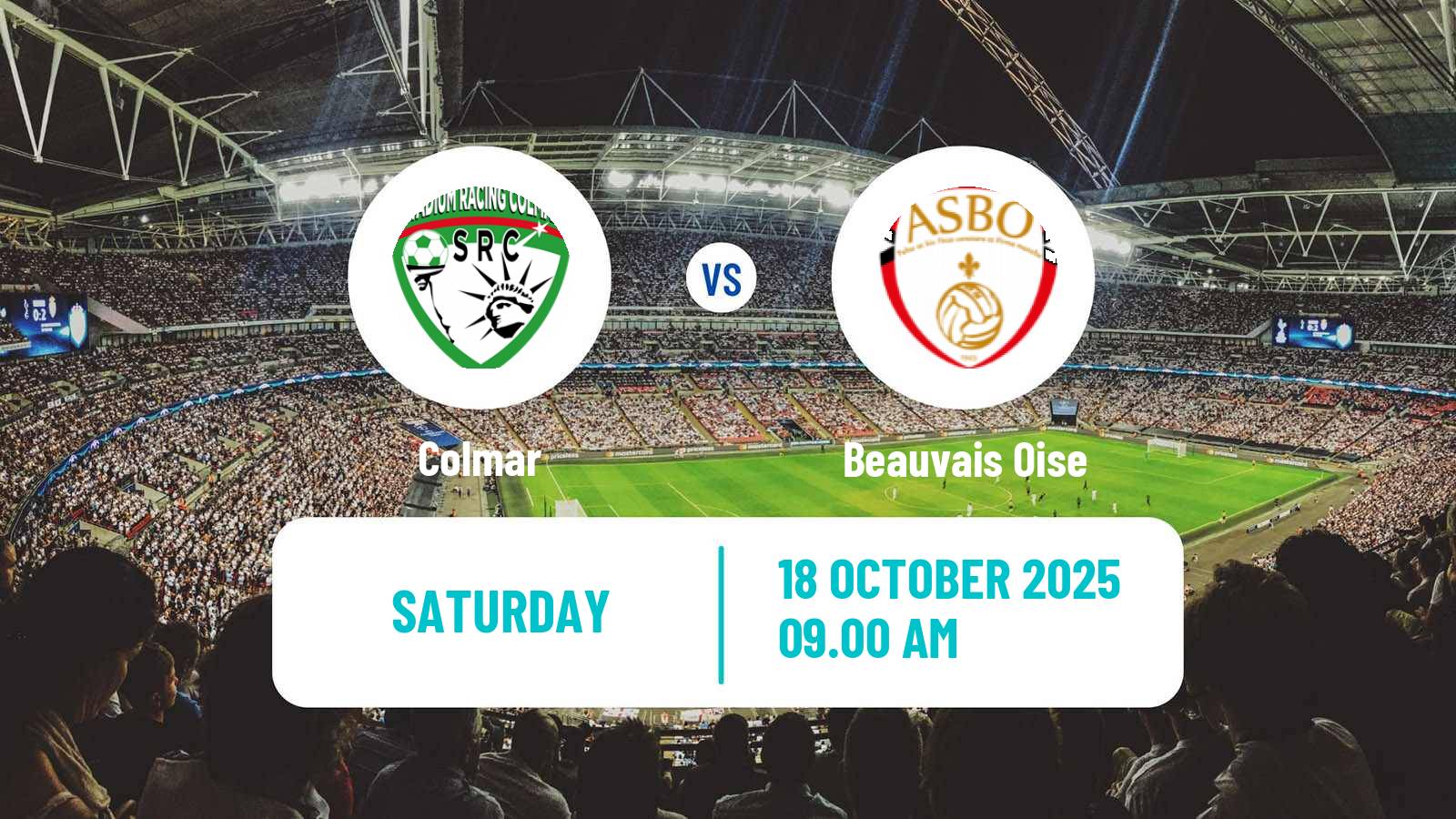 Football French National 2 - Group B Colmar - Beauvais Oise