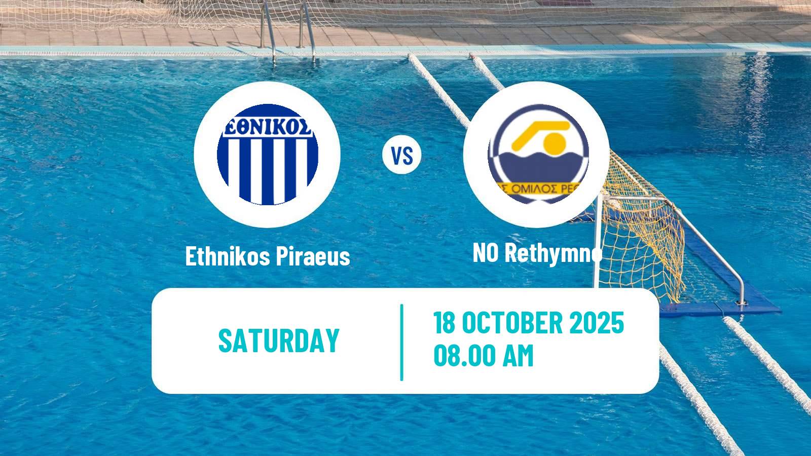 Water polo Greek A1 Water Polo Women Ethnikos Piraeus - Rethymno