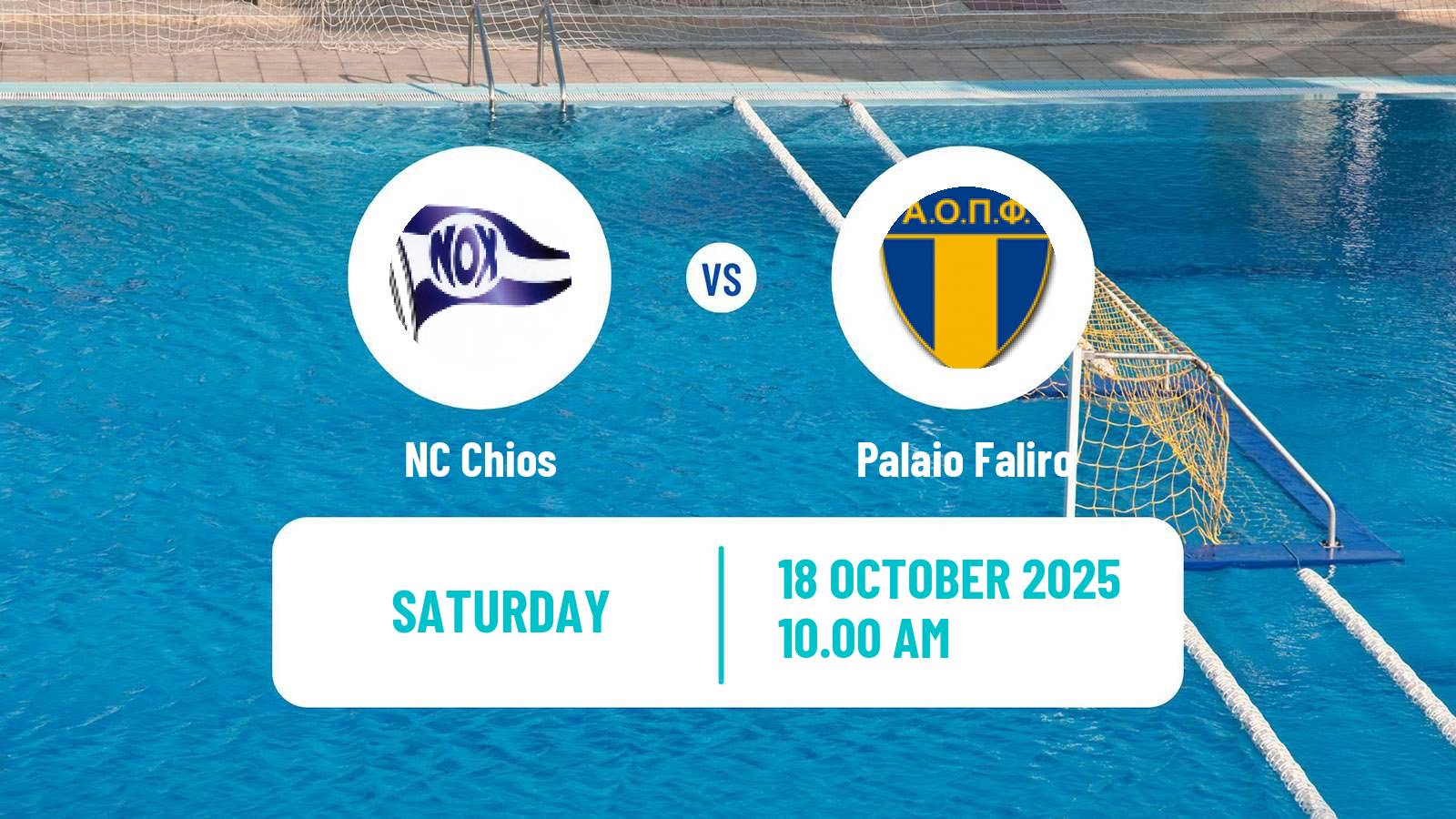 Water polo Greek A1 Water Polo Chios - Palaio Faliro