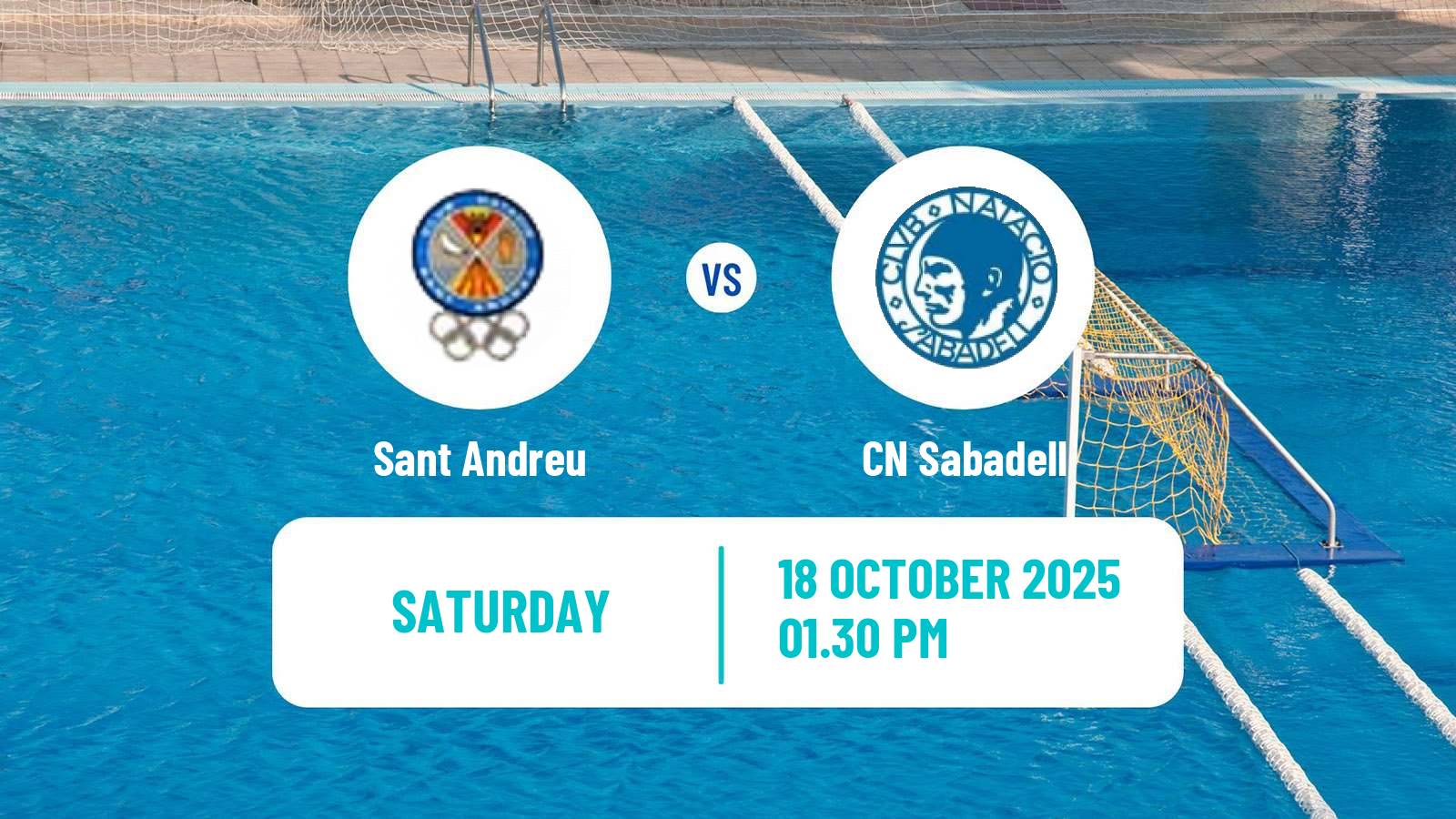 Water polo Spanish Liga Premaat Sant Andreu - Sabadell