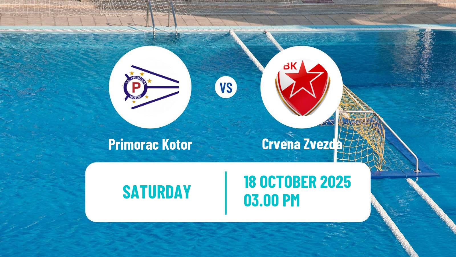 Water polo Regional League Water Polo Primorac Kotor - Crvena Zvezda