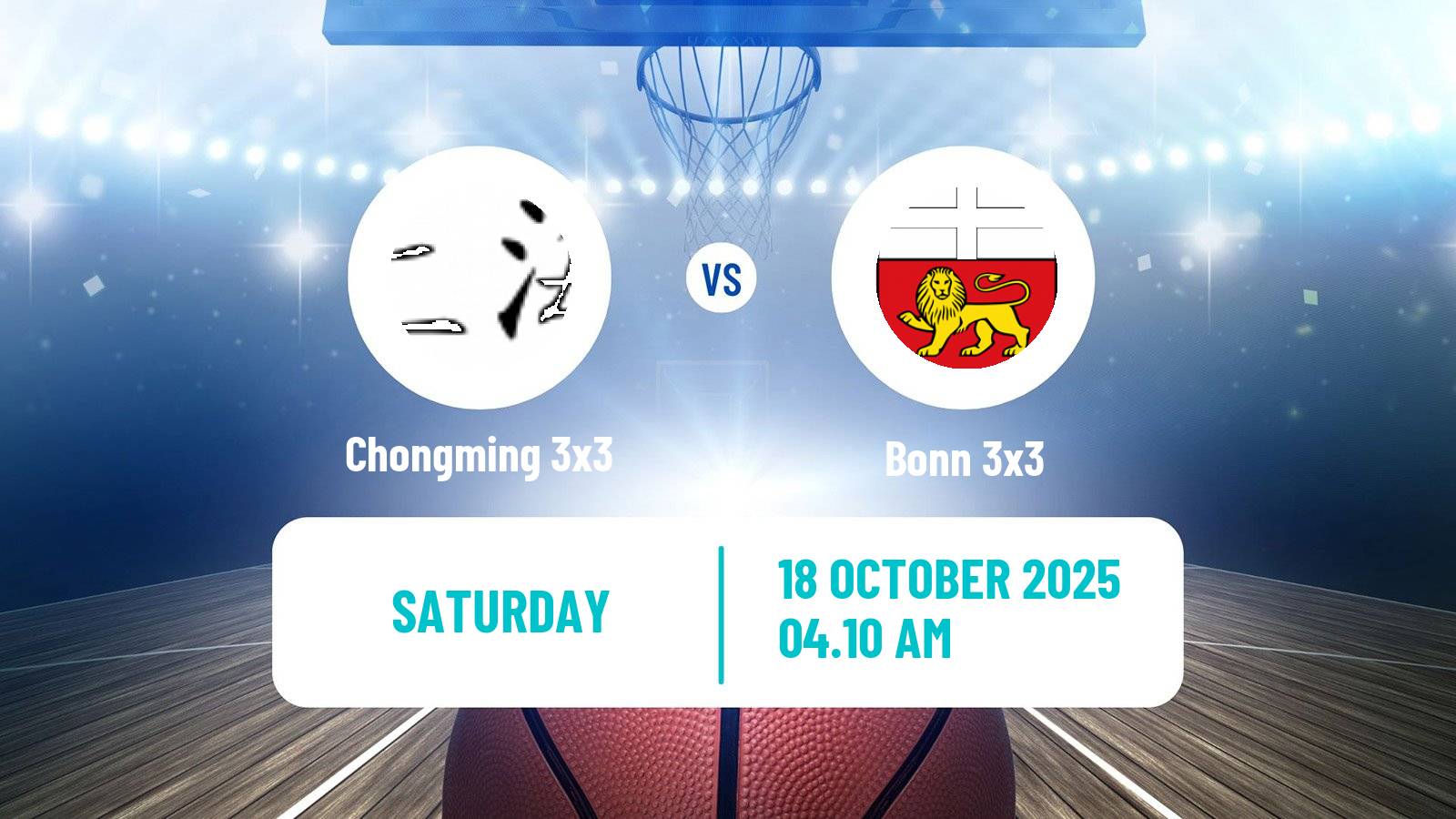 Basketball World Tour Macau 3x3 Chongming 3x3 - Bonn 3x3
