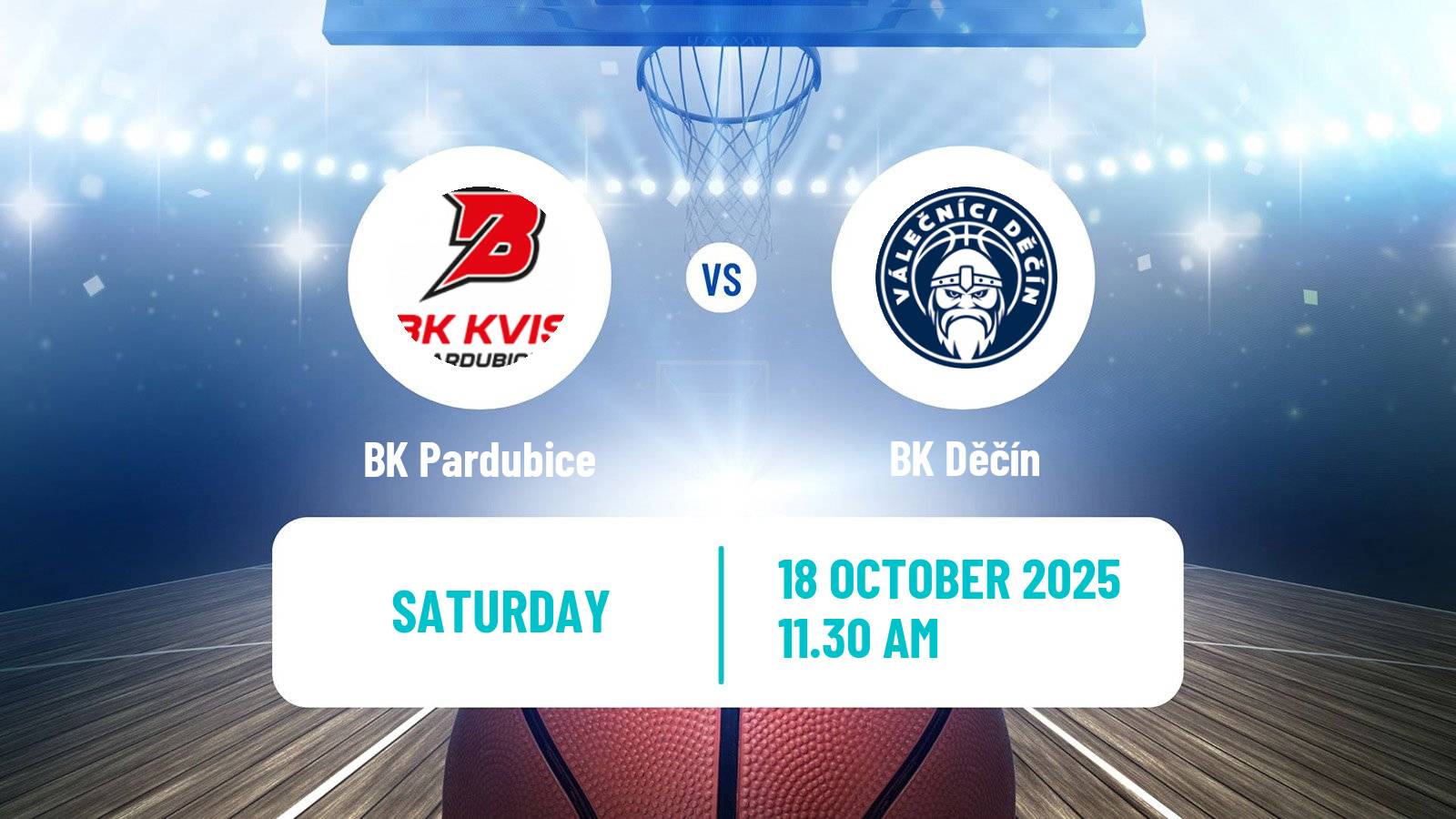 Basketball Czech NBL Pardubice - Děčín
