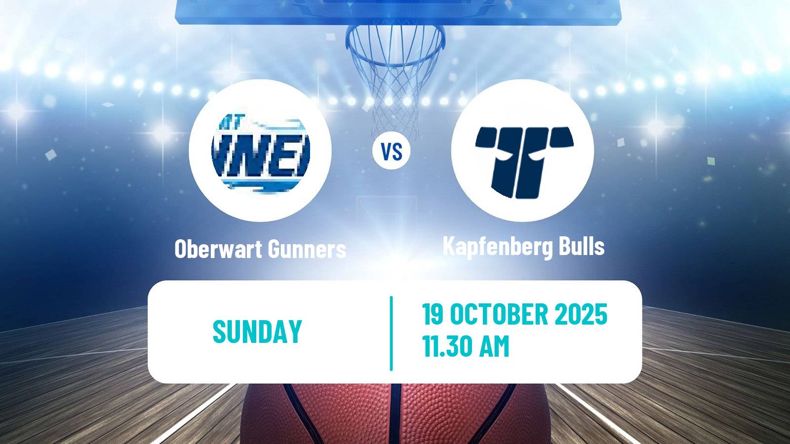 Basketball Austrian Superliga Basketball Oberwart Gunners - Kapfenberg Bulls