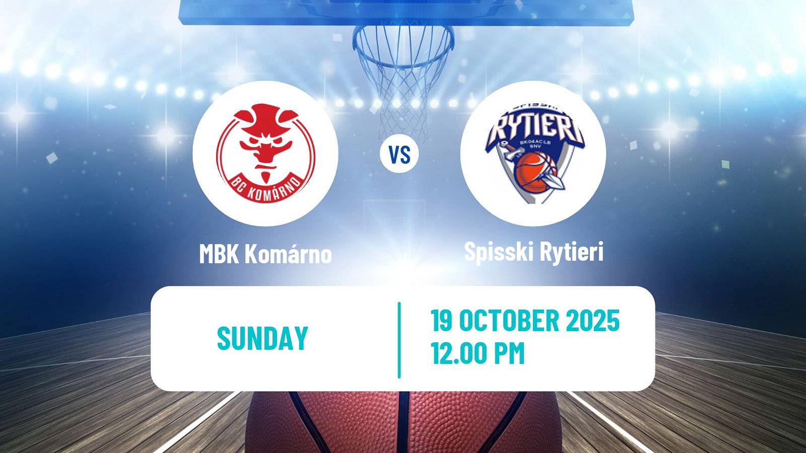 Basketball Slovak Extraliga Basketball Komárno - Spisski Rytieri