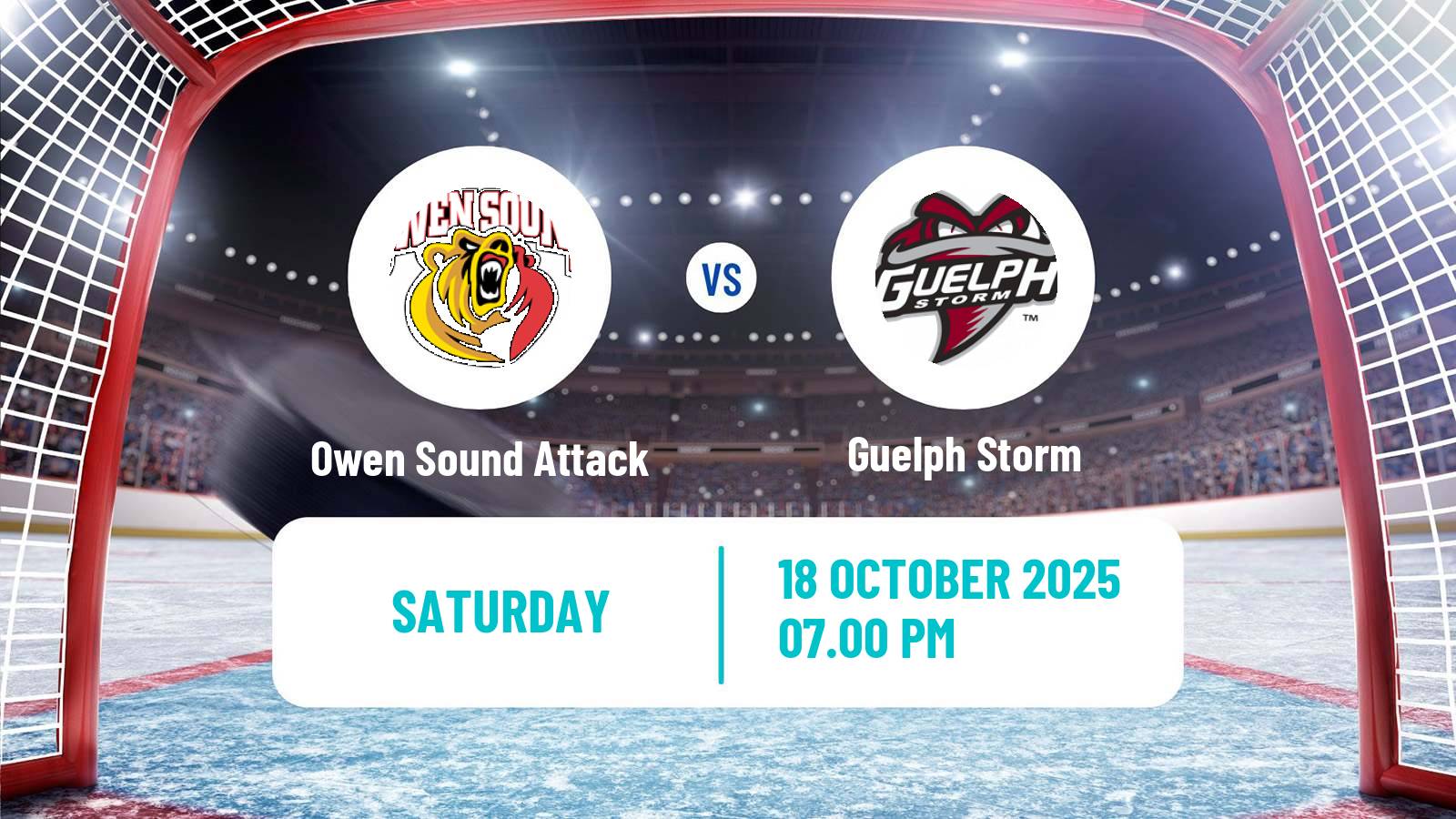 Hockey OHL Owen Sound Attack - Guelph Storm