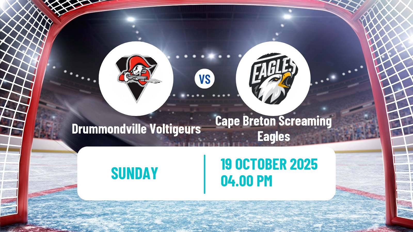 Hockey QMJHL Drummondville Voltigeurs - Cape Breton Screaming Eagles