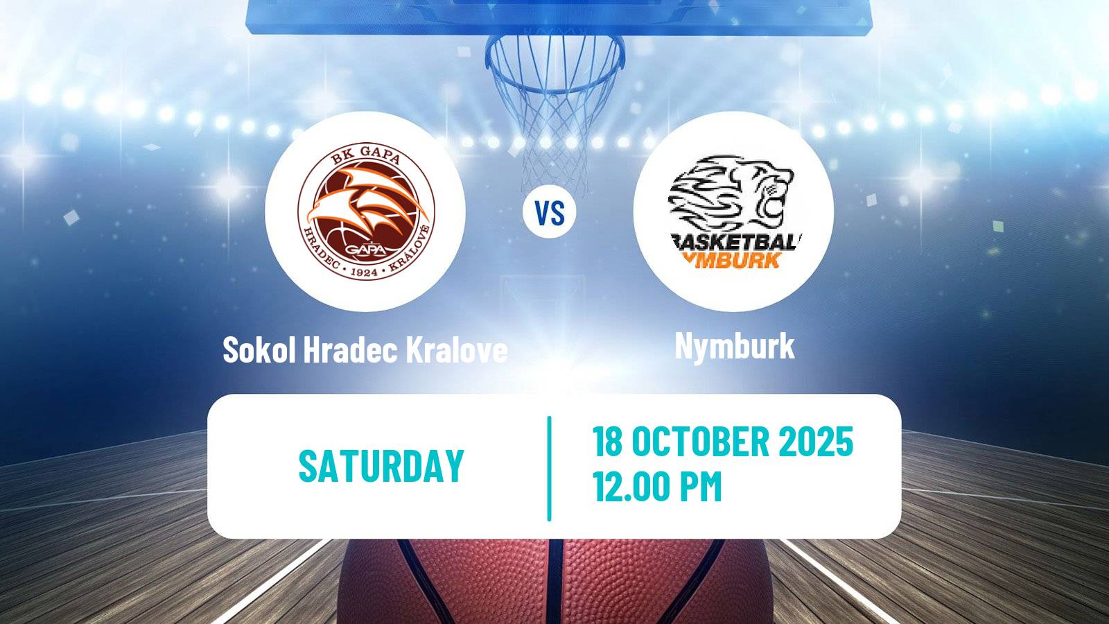 Basketball Czech NBL Sokol Hradec Kralove - Nymburk