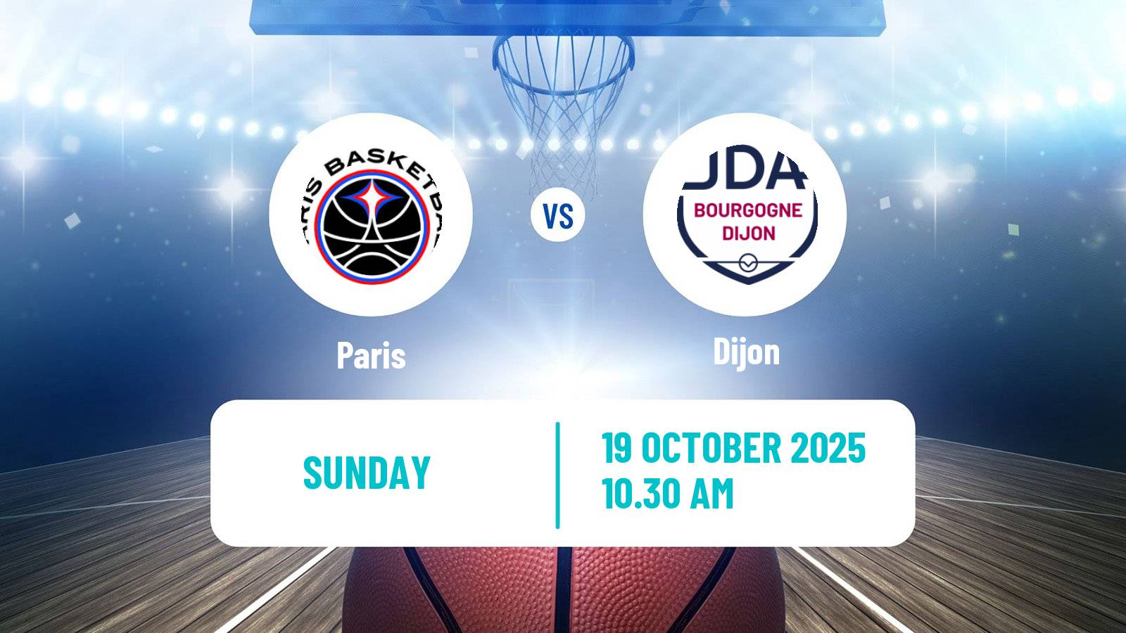 Basketball French LNB Paris - Dijon