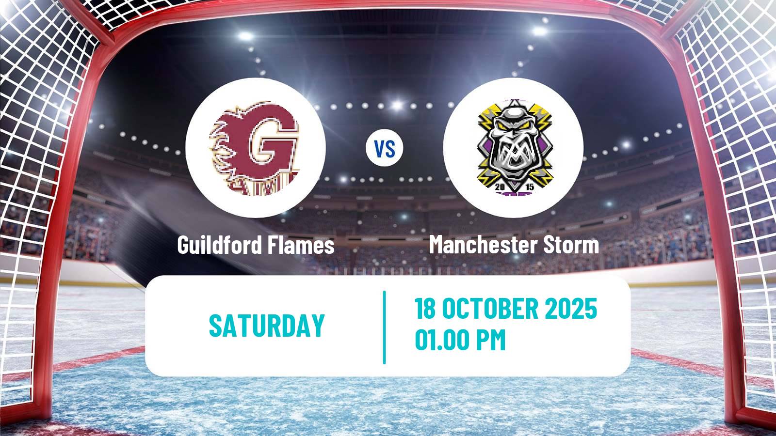 Hockey United Kingdom Challenge Cup Ice Hockey Guildford Flames - Manchester Storm