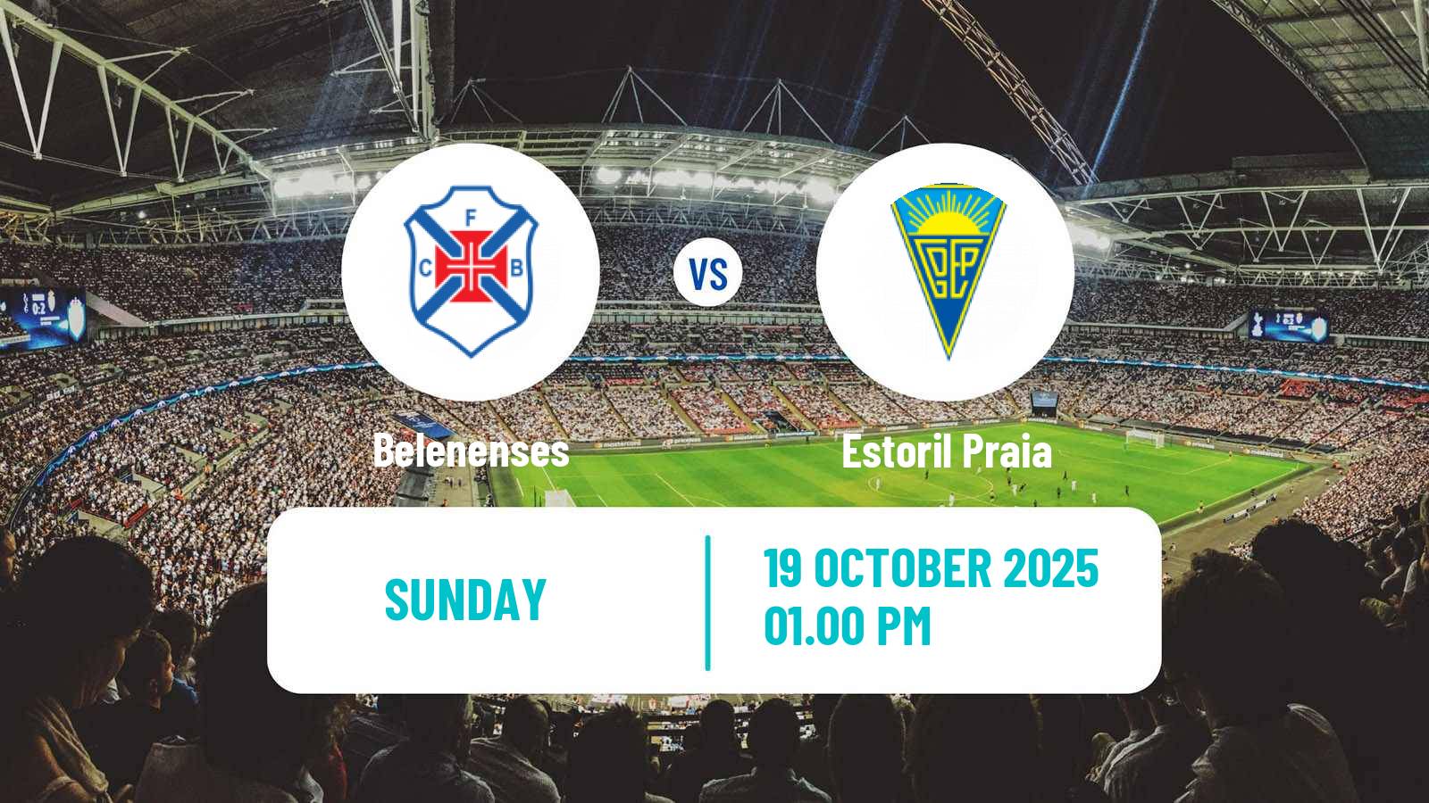 Football Taça de Portugal Belenenses - Estoril Praia