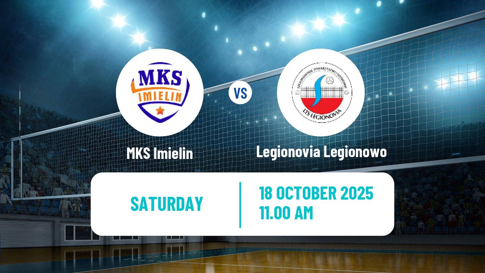 Volleyball Polish I Liga Volleyball Women Imielin - Legionovia Legionowo