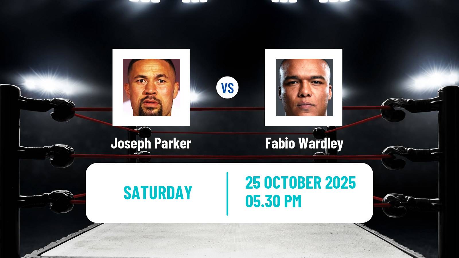 Boxing Heavyweight Others Matches Men Joseph Parker - Fabio Wardley