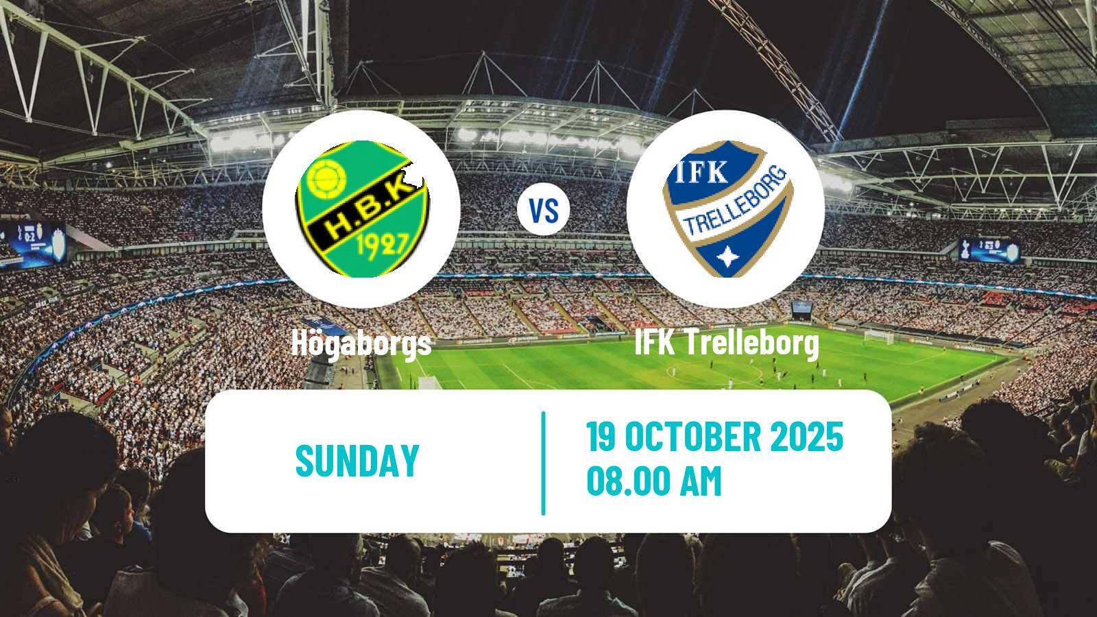 Football Swedish Division 2 - Södra Götaland Högaborgs - IFK Trelleborg