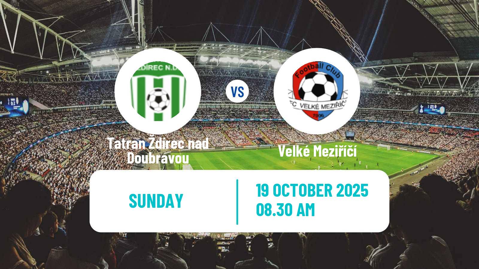 Football Czech Division D Tatran Ždírec nad Doubravou - Velké Meziříčí