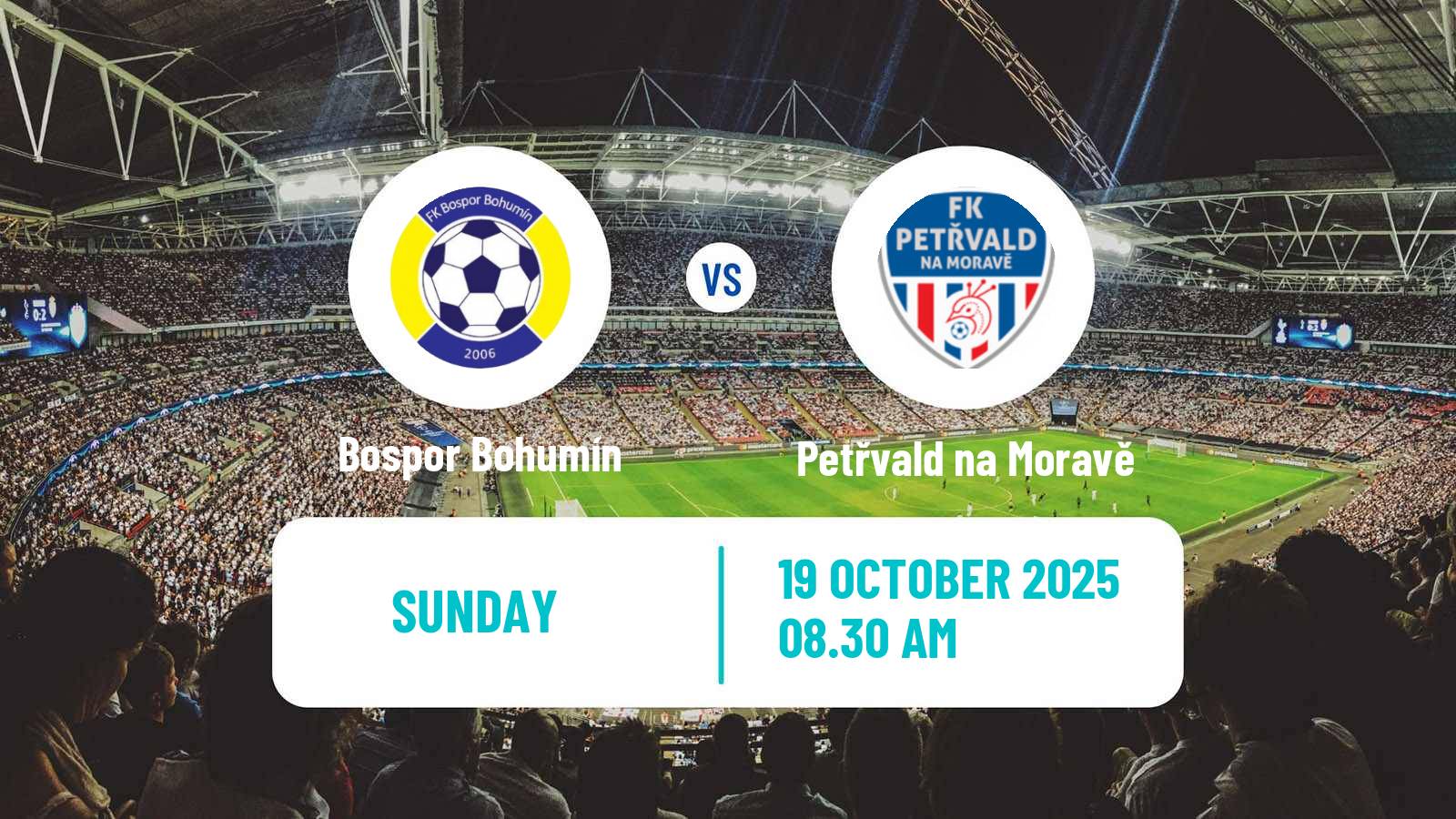 Football Czech Division F Bospor Bohumín - Petřvald na Moravě