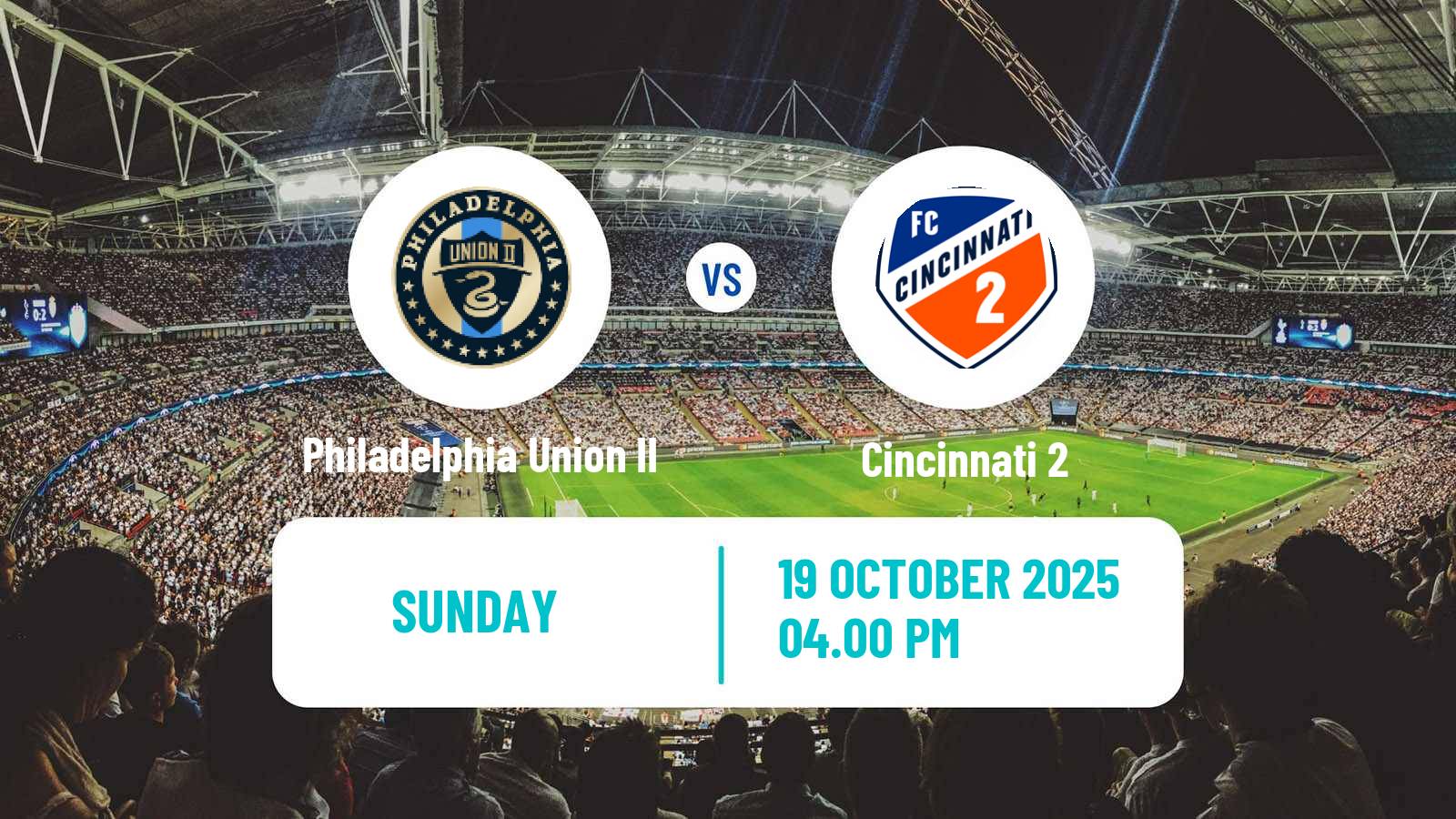 Football MLS Next Pro Philadelphia Union II - Cincinnati 2