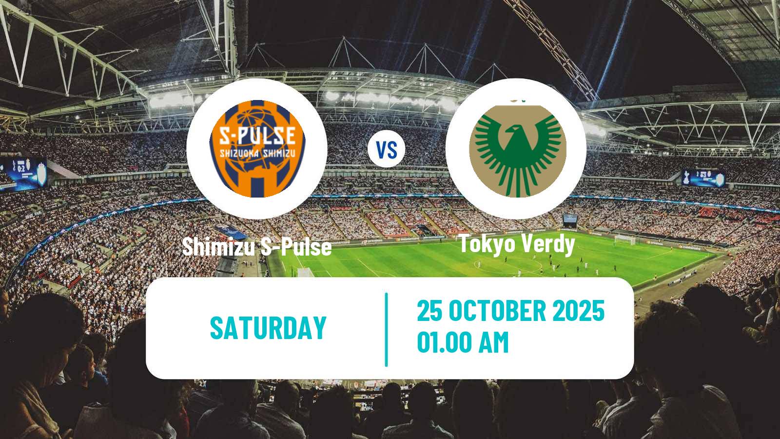 Football Japan J1 League Shimizu S-Pulse - Tokyo Verdy