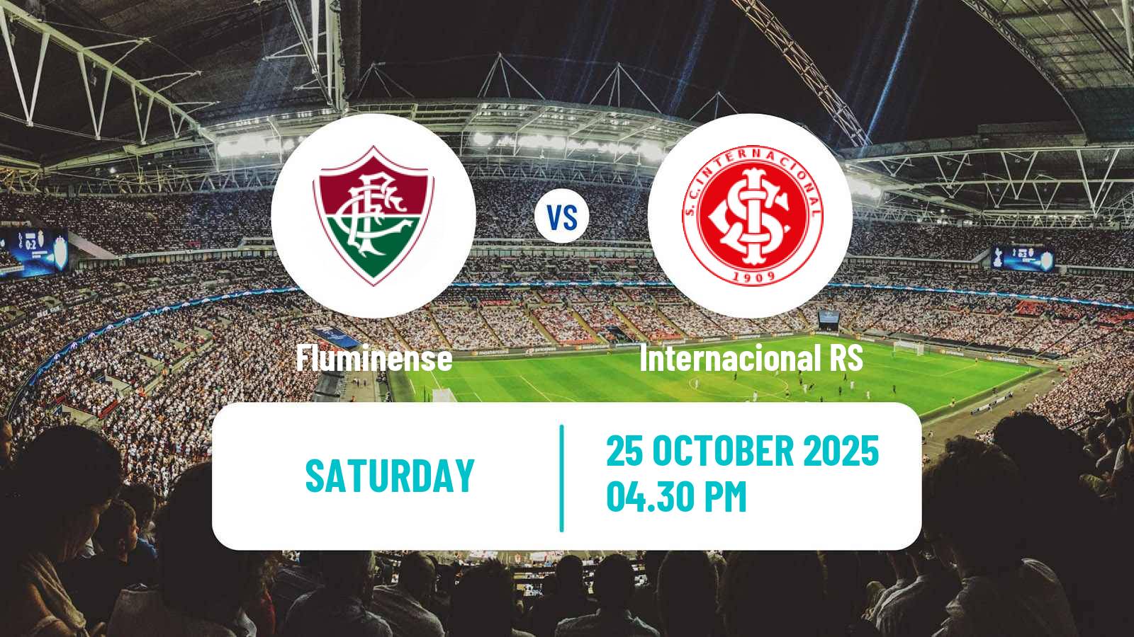 Football Brazilian Serie A Fluminense - Internacional RS