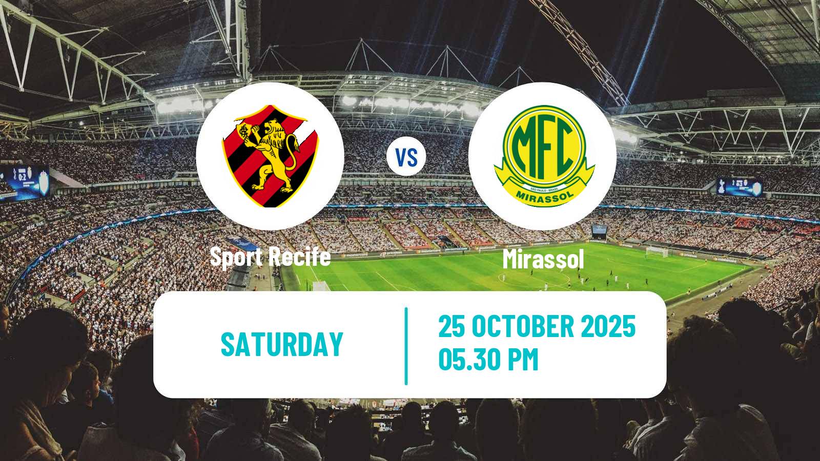 Football Brazilian Serie A Sport Recife - Mirassol