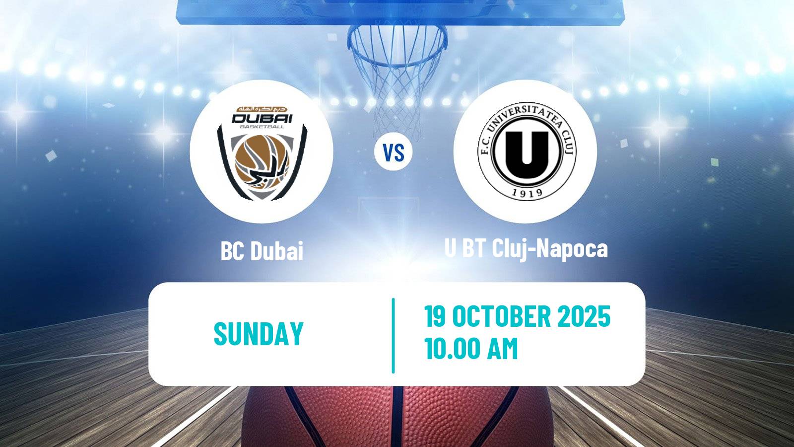 Basketball Adriatic League Dubai - U BT Cluj-Napoca