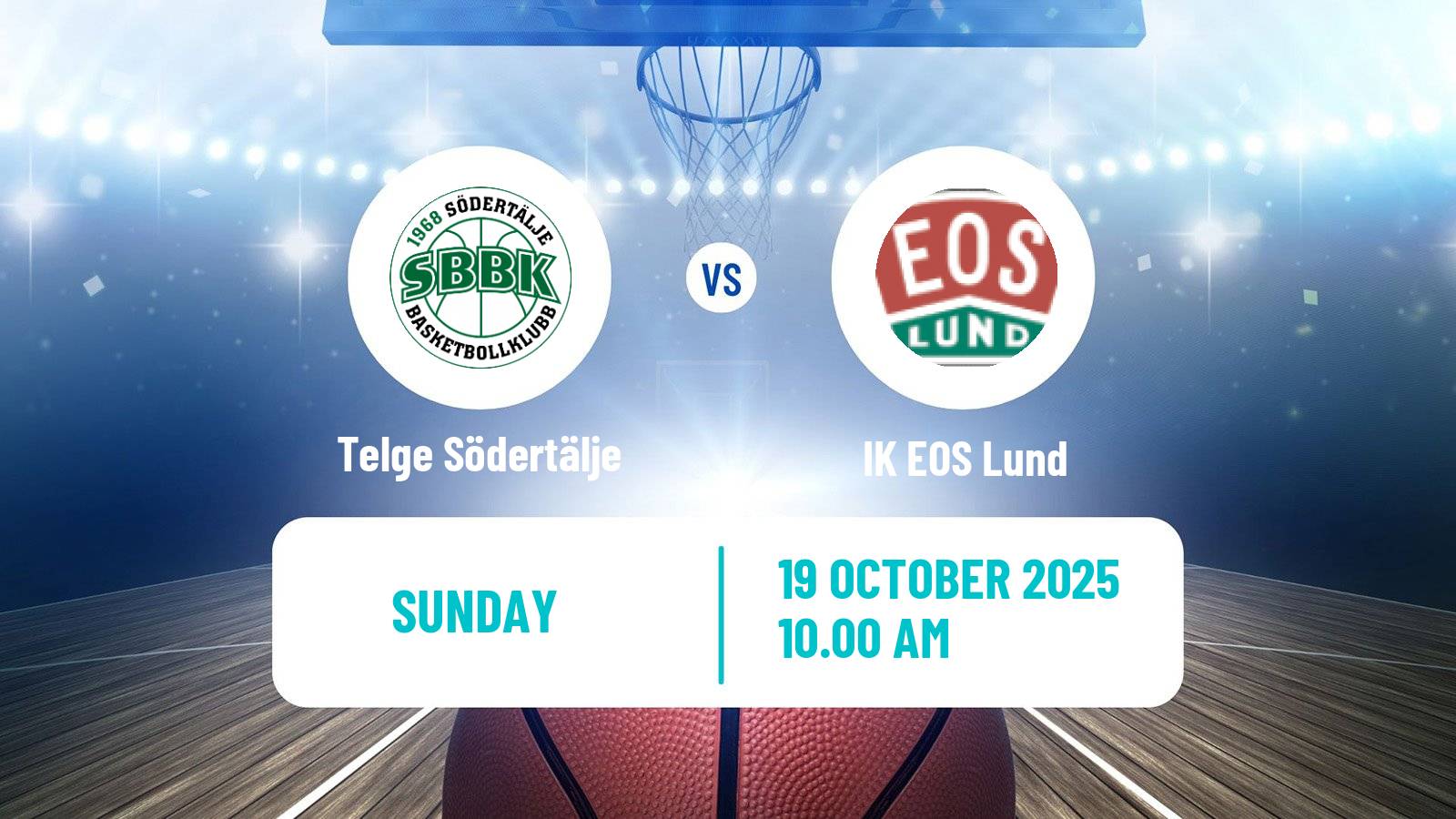 Basketball Swedish Basketligan Women Telge Södertälje - IK EOS Lund