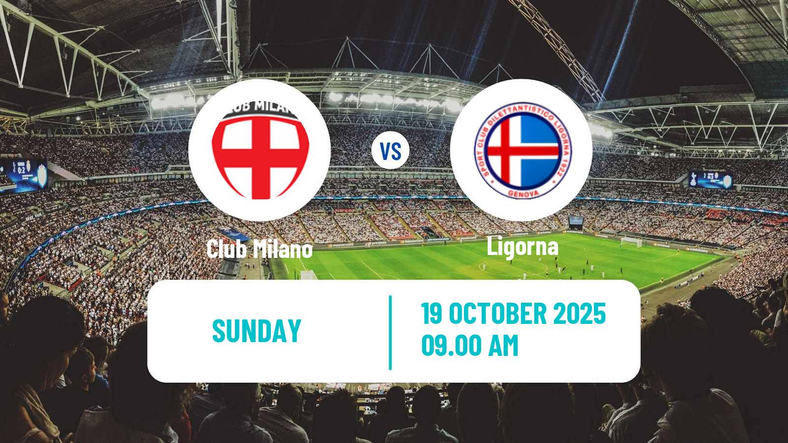 Football Italian Serie D - Group A Club Milano - Ligorna