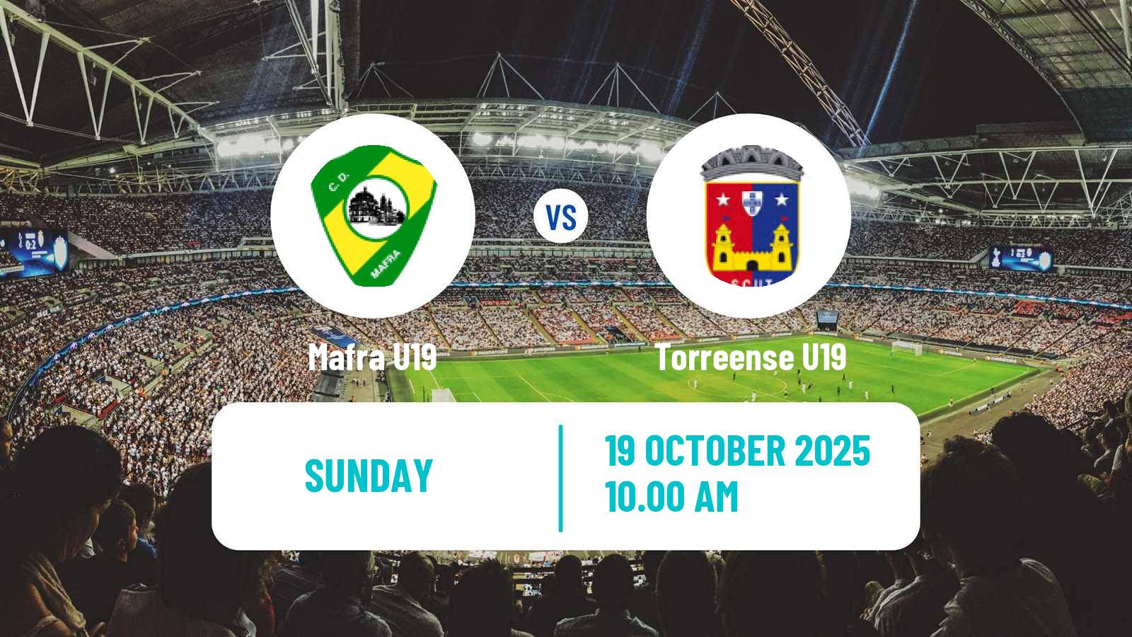 Football Portuguese Campeonato Nacional U19 Mafra U19 - Torreense U19
