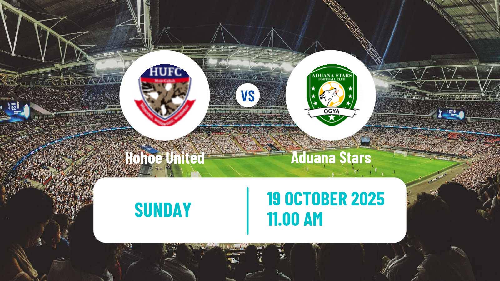 Football Ghanaian Premier League Hohoe United - Aduana Stars Football Ghanaian Premier League Hohoe United - Aduana Stars