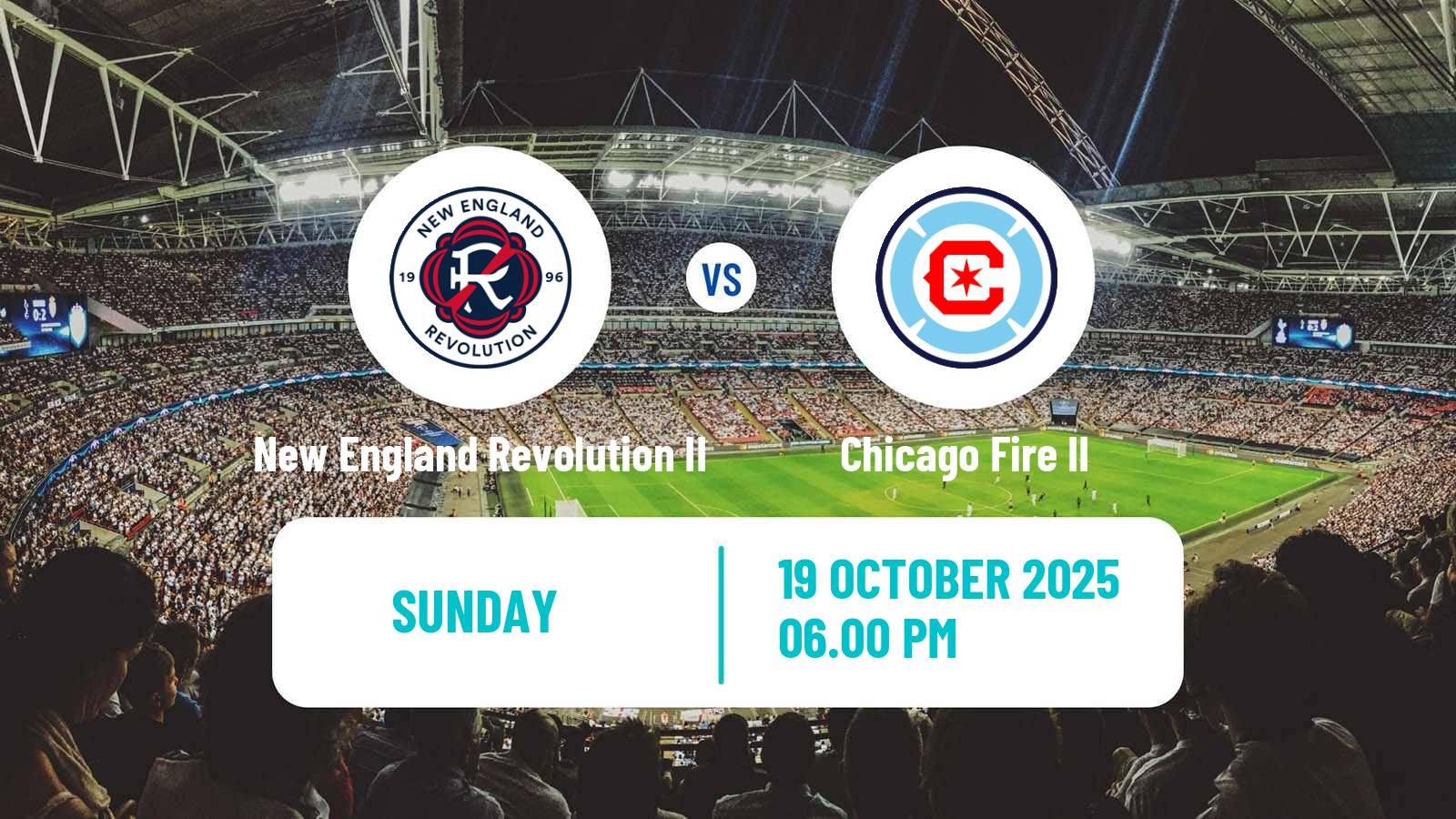 Football MLS Next Pro New England Revolution II - Chicago Fire II
