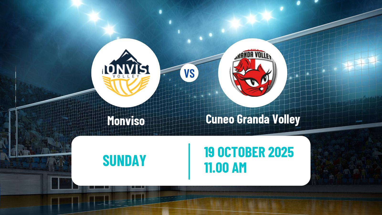 Volleyball Italian Serie A Volleyball Women Monviso - Cuneo Granda Volley