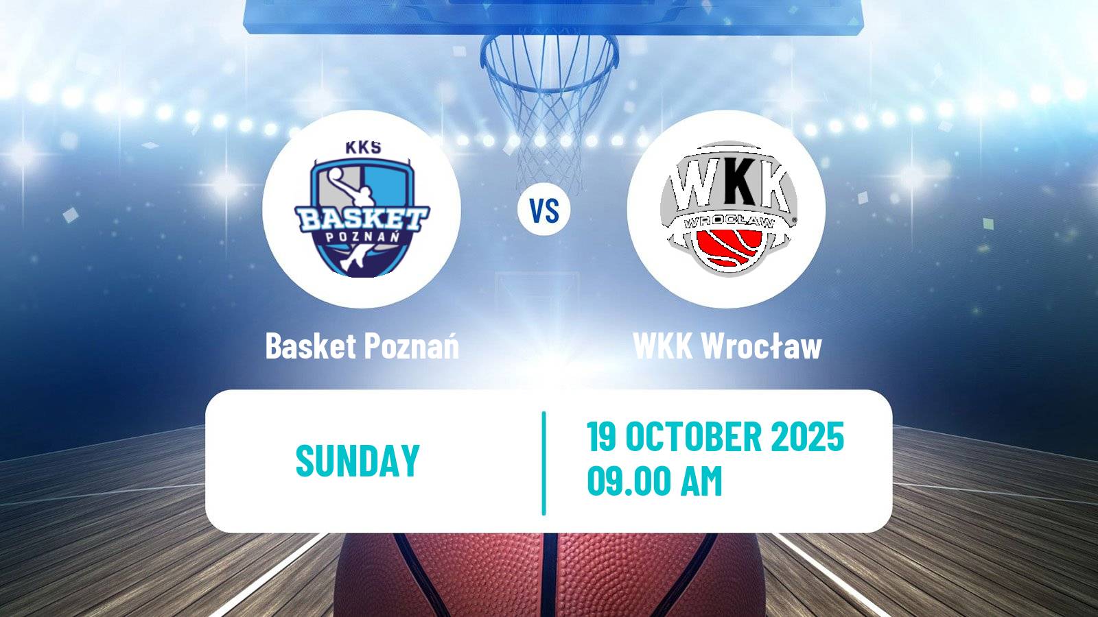 Basketball Polish 1 Liga Basketball Basket Poznań - WKK Wrocław