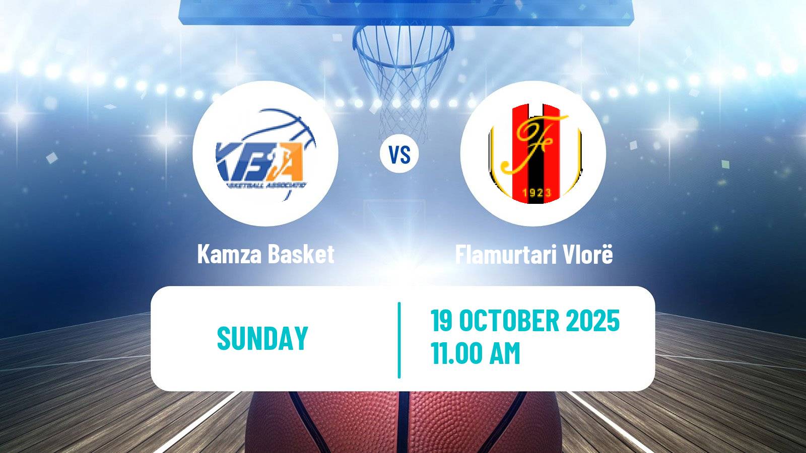 Basketball Albanian Superliga  Basketball Kamza Basket - Flamurtari Vlorë