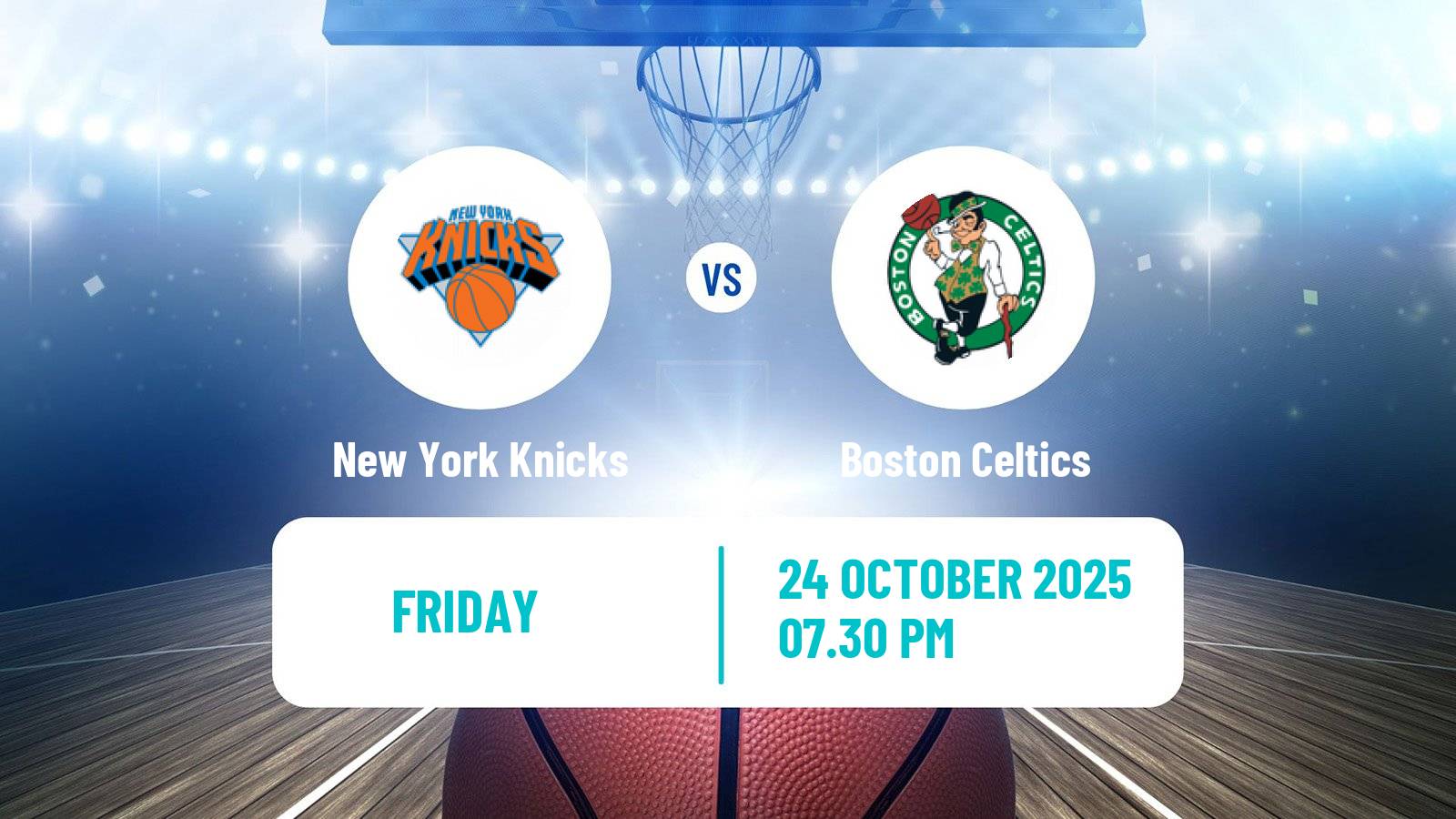Basketball NBA New York Knicks - Boston Celtics