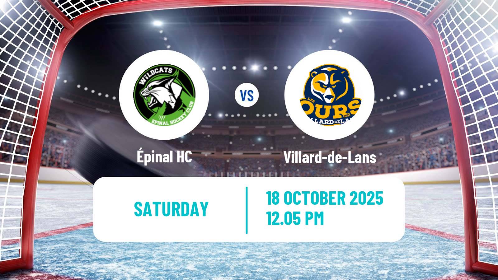 Hockey French D1 Ice Hockey Épinal - Villard-de-Lans