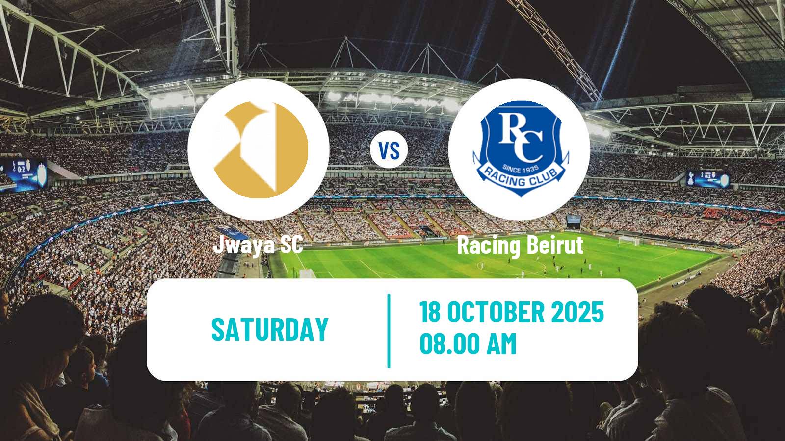 Football Lebanese Premier League Jwaya - Racing Beirut