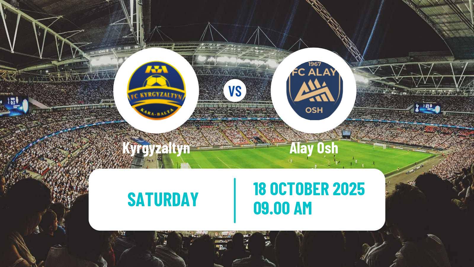 Football Kyrgyzstan Premier Liga Kyrgyzaltyn - Alay Osh