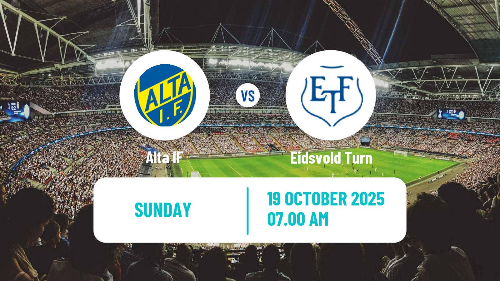 Football Norwegian Division 2 - Group 2 Alta - Eidsvold Turn