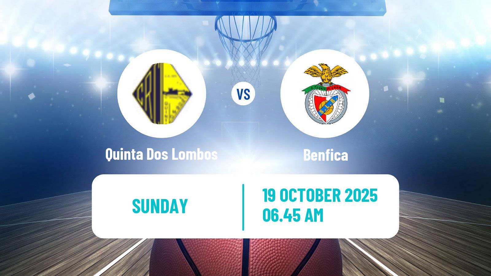 Basketball Portuguese LFB Quinta Dos Lombos - Benfica
