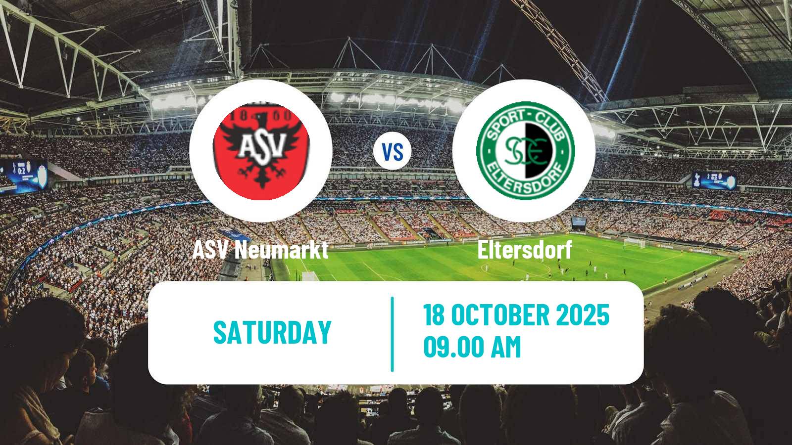 Football German Oberliga Bayern Nord Neumarkt - Eltersdorf