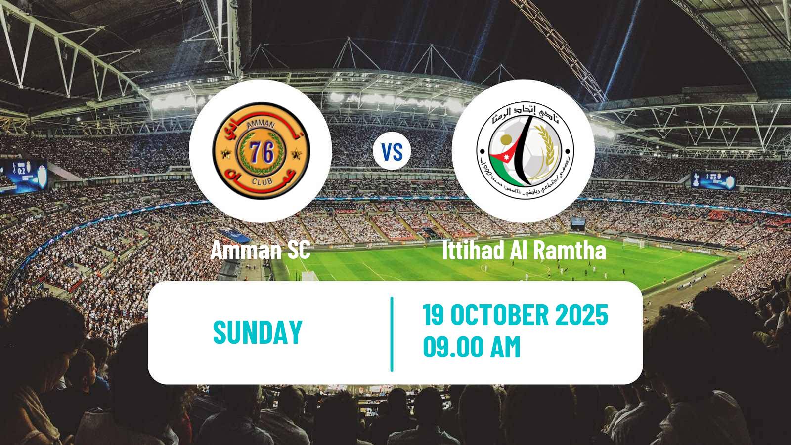 Football Jordan Cup Amman - Ittihad Al Ramtha