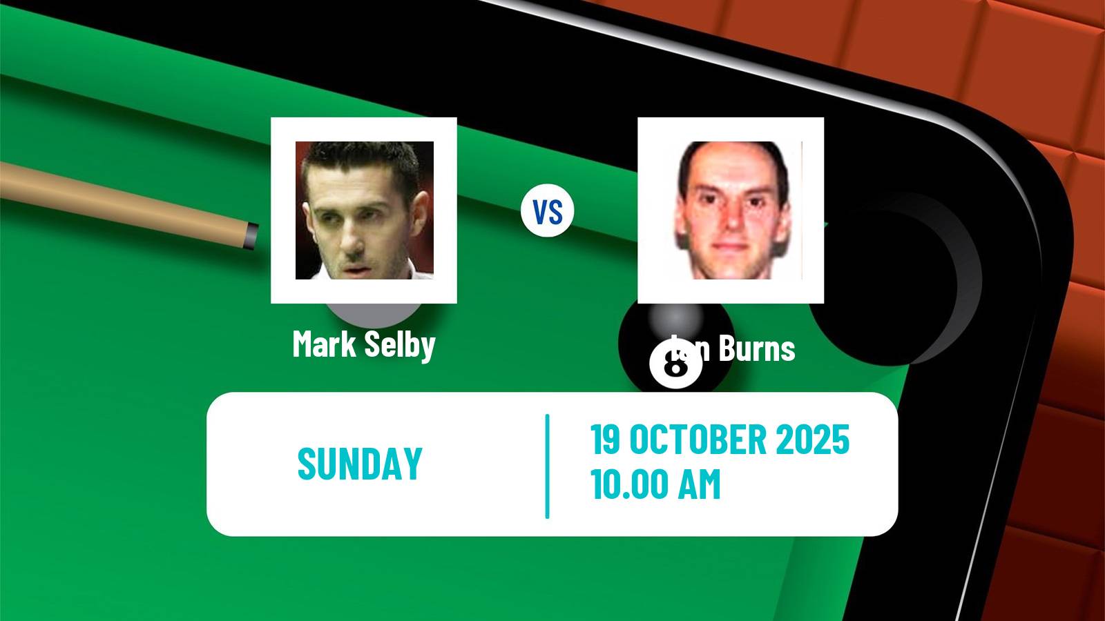 Snooker Northern Ireland Open Mark Selby - Ian Burns