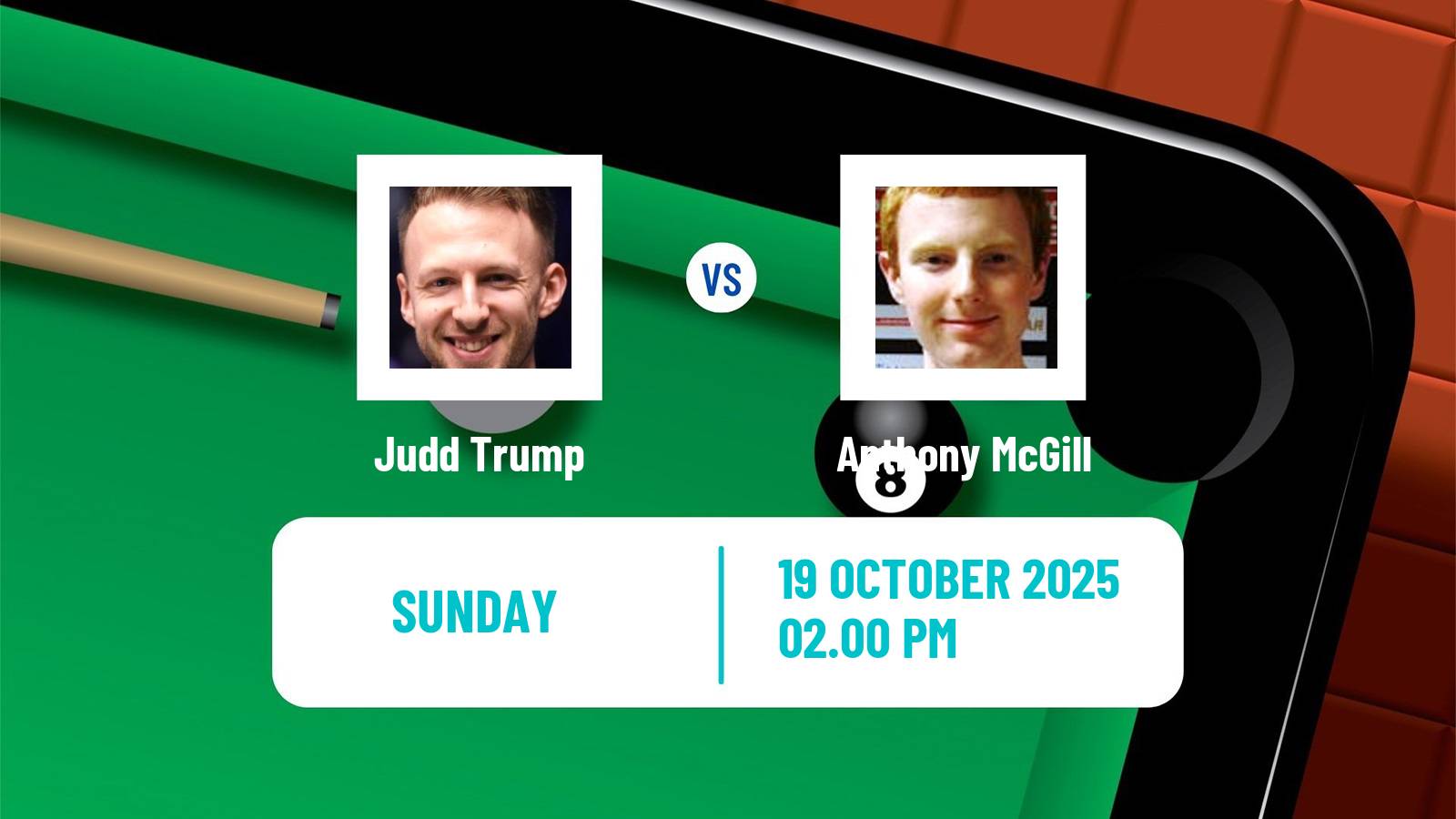Snooker Northern Ireland Open Judd Trump - Anthony McGill