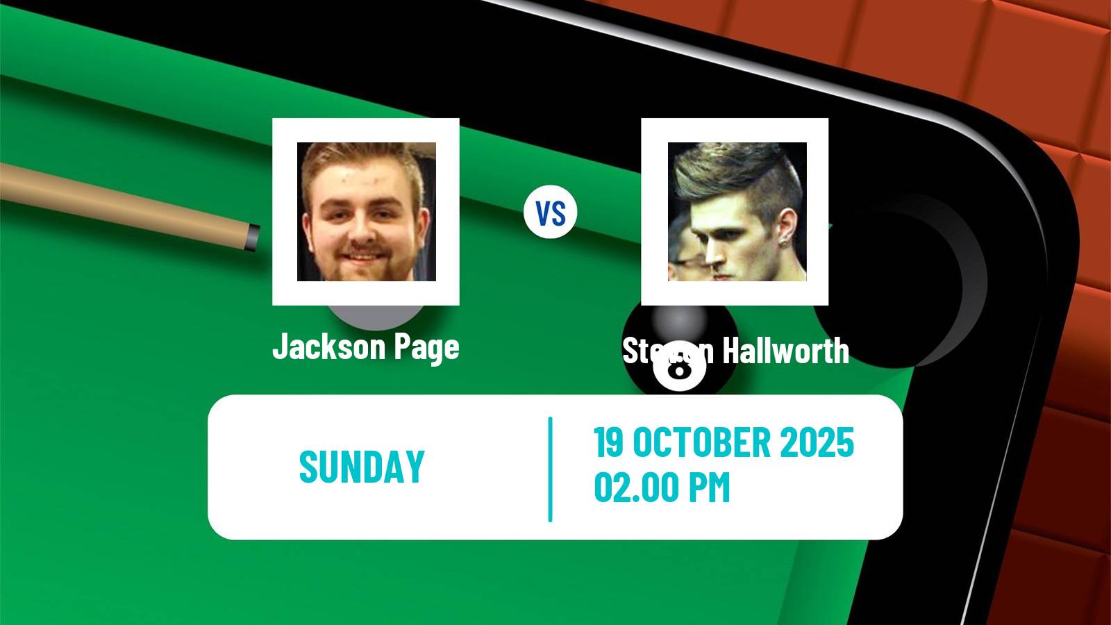 Snooker Northern Ireland Open Jackson Page - Steven Hallworth