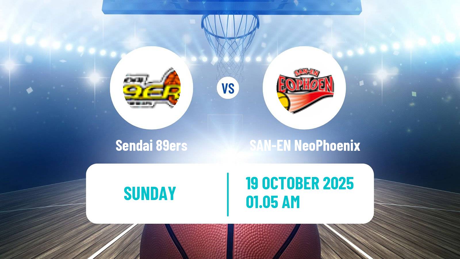 Basketball BJ League Sendai 89ers - SAN-EN NeoPhoenix