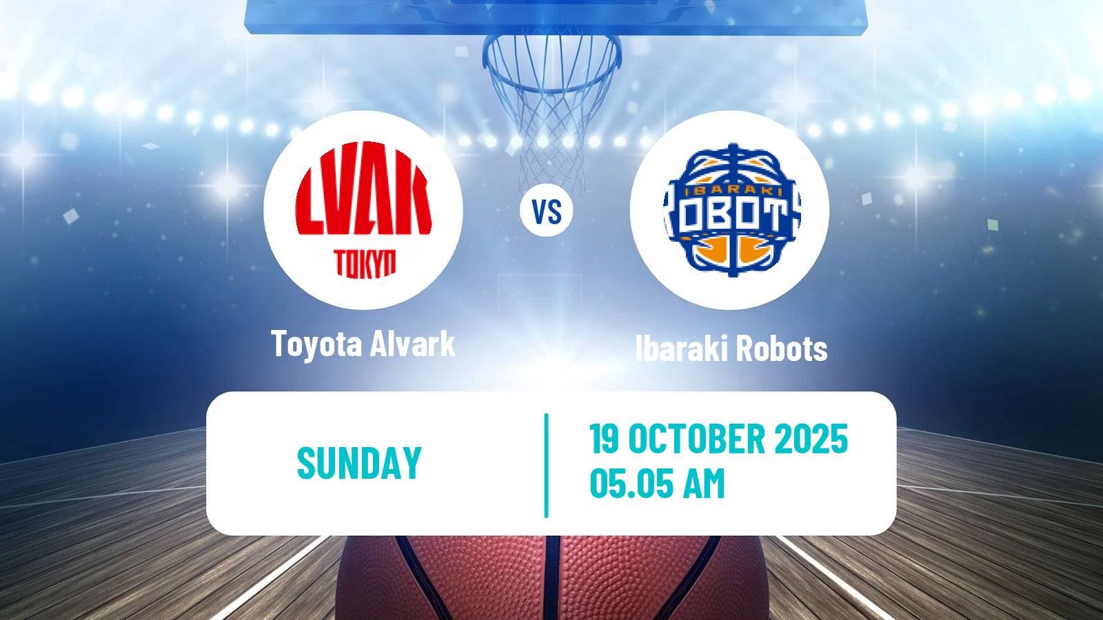 Basketball BJ League Toyota Alvark - Ibaraki Robots