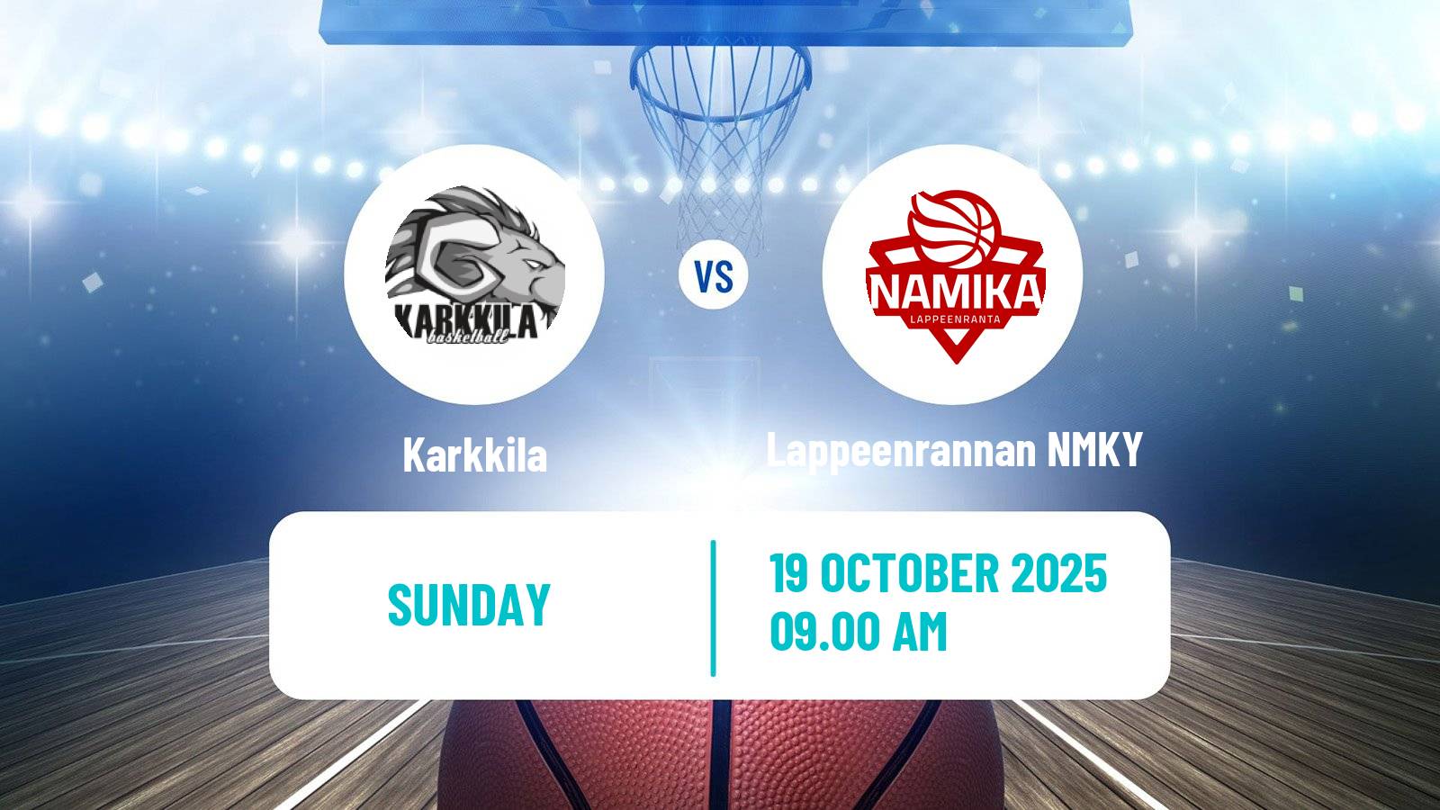 Basketball Finnish I Divisioona A Basketball Karkkila - Lappeenrannan NMKY