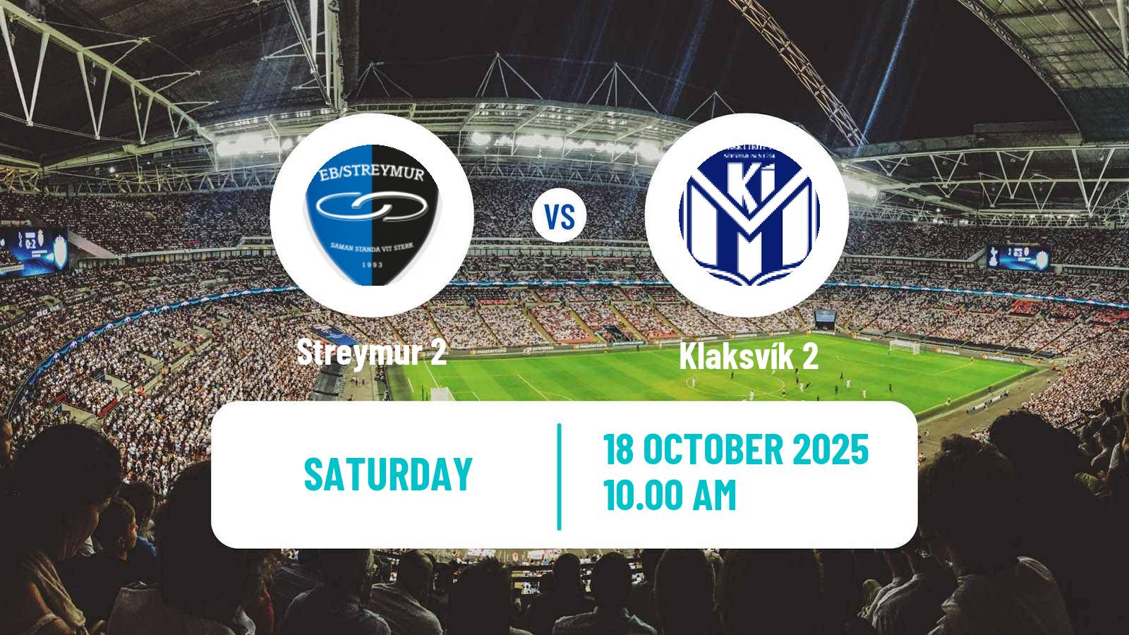 Football Faroe Islands 1 Deild Streymur 2 - Klaksvík 2